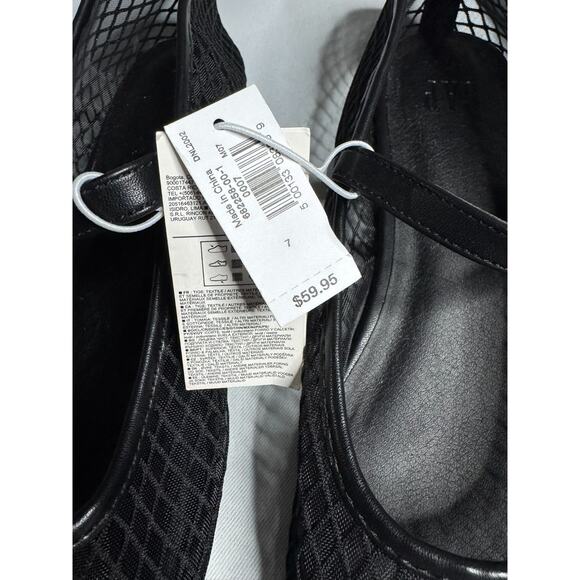 Women's Mesh Mary Jane Flats by Gap BLACK SIZE 7 - Picture 3 of 9